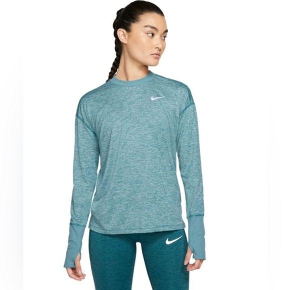 NIKE Dri-Fit MID LAYERS ELEMENT CREW TOP SIZE SMALL - Picture 1 of 8